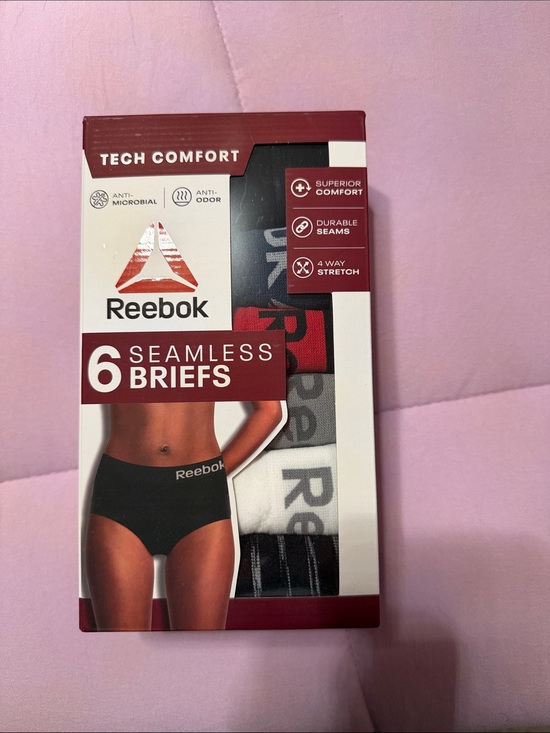 Reebok Other - Reebok Women’s 6-Pack Seamless Briefs - Black White Gray Red